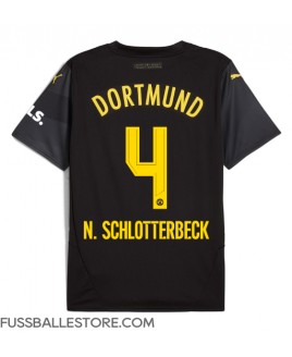 Günstige Borussia Dortmund Nico Schlotterbeck #4 Auswärtstrikot 2024-25 Kurzarm